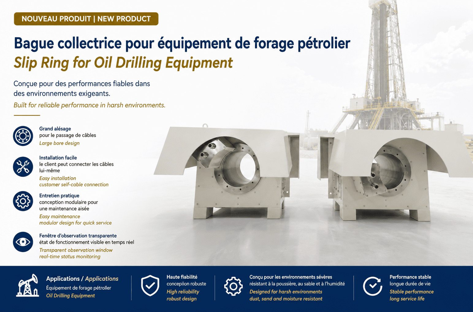 JINPAT présente un nouveau collecteur tournant développé pour les systèmes de forage