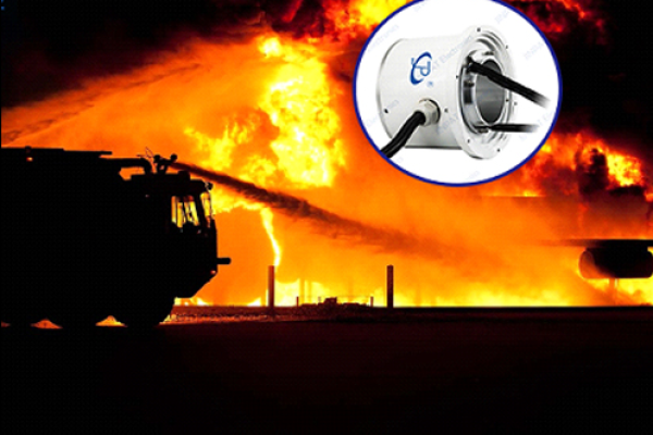 Bague collectrice conductrice spéciale pour camions de pompiers JINPAT