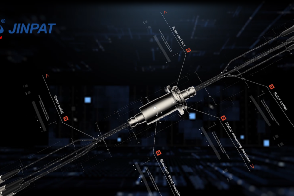 3D display of JINPAT fiber optic rotary joint