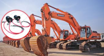 Slip Rings Haute Fiabilité pour Pelles Électriques